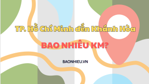 Khoảng cách đi từ TP. Hồ Chí Minh đến Khánh Hòa bao nhiêu km?
